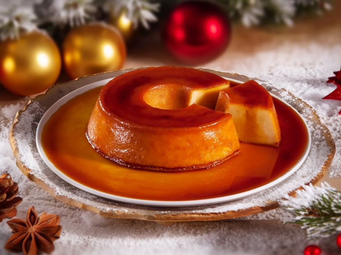 Portuguese bread pudding (Pudim de pão)