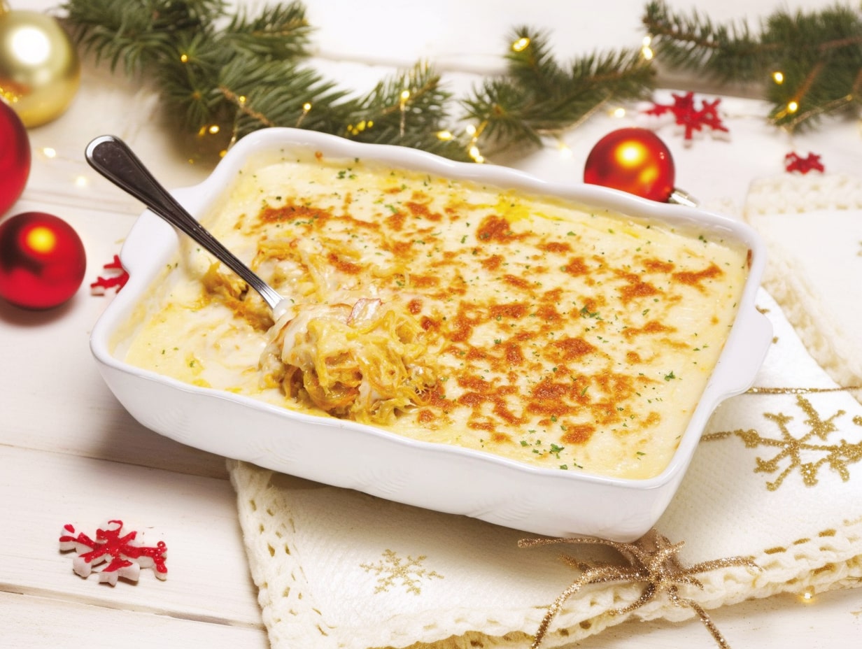 Codfish with Cream (Portuguese Bacalhau com Natas)