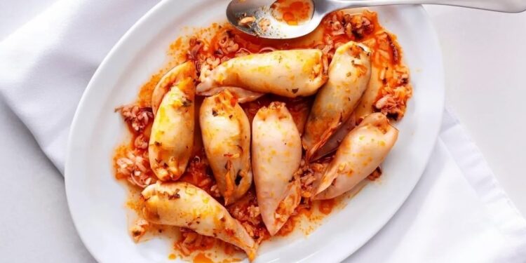 Portuguese Style Stuffed Squid (Lulas Recheadas)
