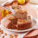 Old-fashioned honey and walnut cake