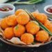 Greek tirokroketes (fried cheese balls)