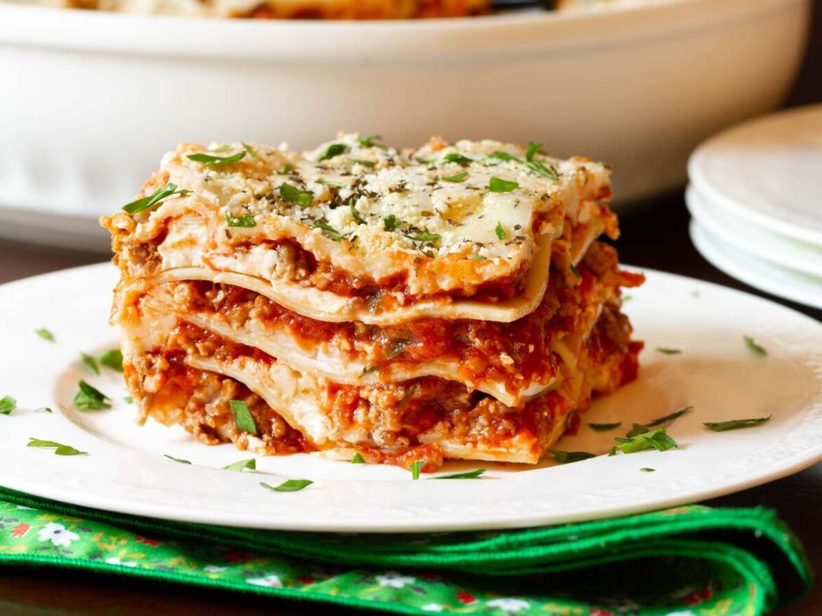 Chorizo lasagna Maria's Cook Book