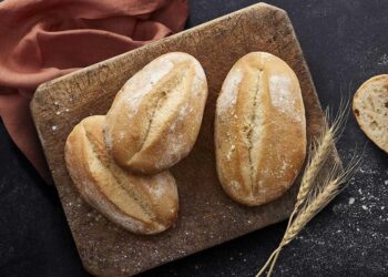 Traditional portuguese roll (papos secos)