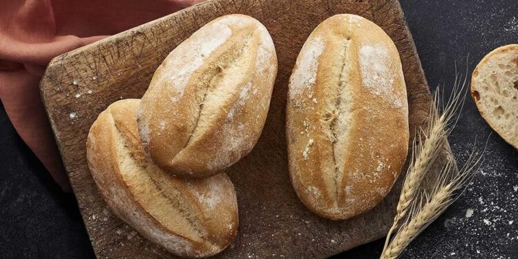 Traditional portuguese roll (papos secos)