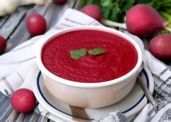 Beet and carrot soup