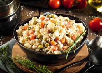 Portuguese salada russa