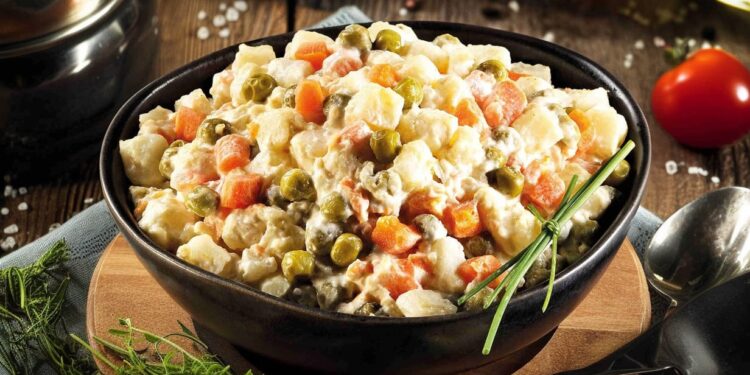 Portuguese salada russa