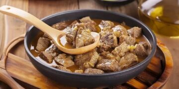 Portuguese beef picadinho