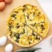 Tuna and spinach quiche