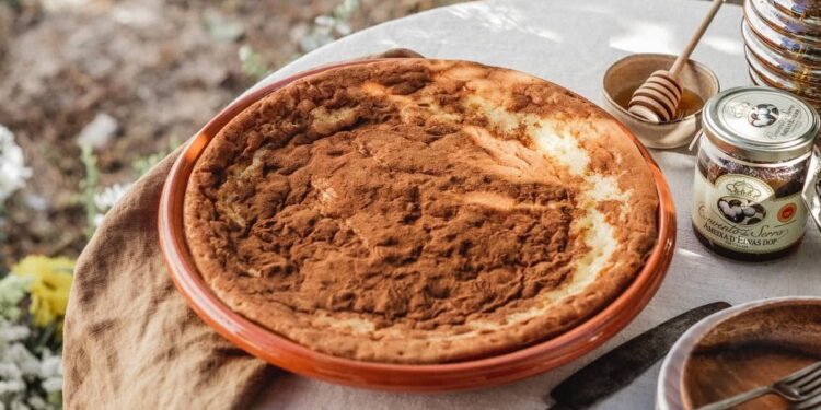 Sericaia com Ameixas de Elvas (Alentejo Egg Custard with Elvas Plums)