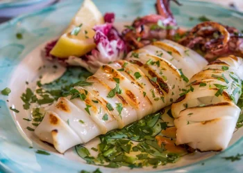 Lulas Grelhadas (Grilled Portuguese Squid)