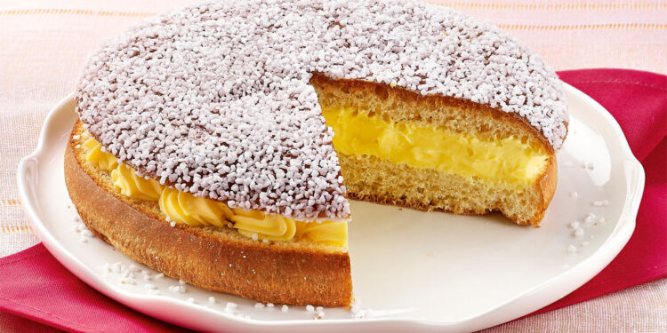 Tarte Tropézienne (French Riviera Brioche Cream Cake)