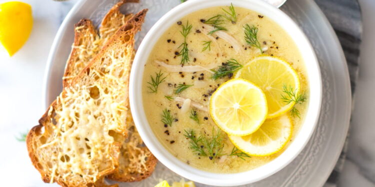 Avgolemono (Greek Lemon Chicken Soup)