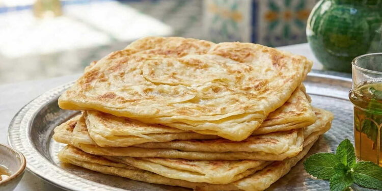 Msemen (Moroccan Square Pan-Fried Flatbread)
