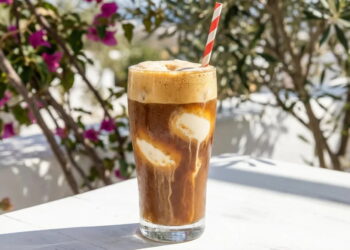 Greek Frappé (Whipped Iced Coffee)