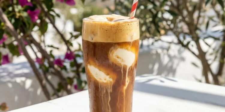 Greek Frappé (Whipped Iced Coffee)