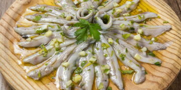Boquerones en Vinagre (Spanish White Anchovies in Vinegar)