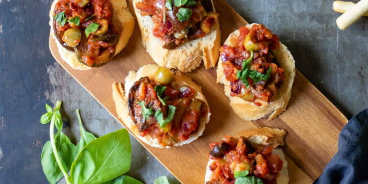 Caponata Siciliana (Sicilian Sweet-and-Sour Eggplant)
