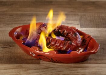 Chouriço Assado (Flambéed Portuguese Chorizo)