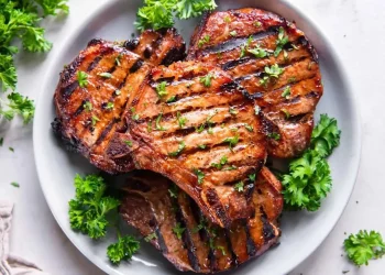 Febras Grelhadas (Portuguese Marinated Grilled Pork Steaks)