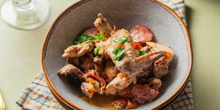 Frango na Púcara (Portuguese Chicken in Port Wine Clay Pot)