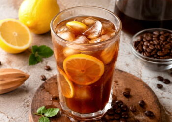 Mazagran (Portuguese Iced Coffee Lemonade)