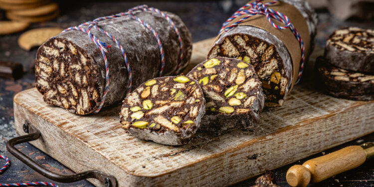 Salame de Chocolate (Portuguese Chocolate Salami)