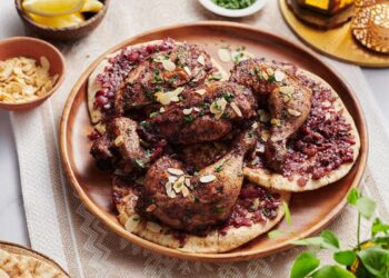 Musakhan (Palestinian Sumac Chicken with Flatbread)
