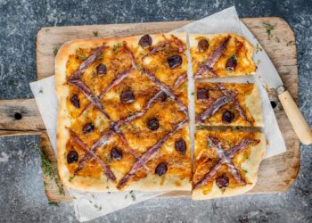 Pissaladière (Niçoise Caramelized Onion and Anchovy Tart)