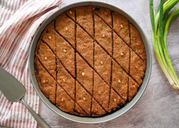 Kibbeh bil Sanieh (Baked Lebanese Bulgur and Spiced Beef)