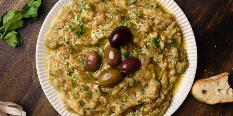 Melitzanosalata (Greek Roasted Eggplant Dip)