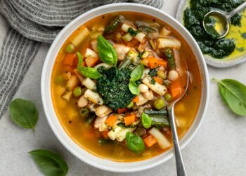 Soupe au Pistou (Provencal Vegetable and Basil Soup)