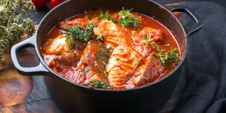 Cacciucco alla Livornese (Tuscan Fish Stew)