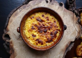 Tigelada Transmontana (Trás-os-Montes Baked Egg Custard)