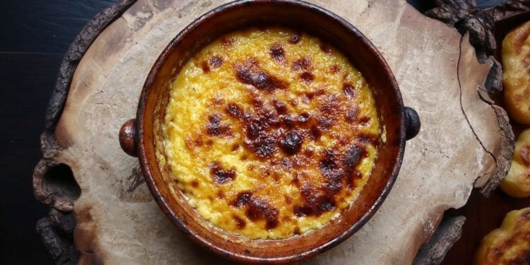 Tigelada Transmontana (Trás-os-Montes Baked Egg Custard)