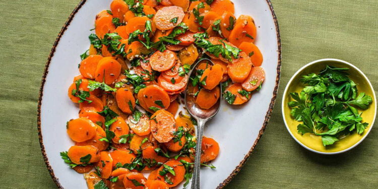 Slata Zemmouda (Moroccan Cooked Carrot Salad with Cumin)