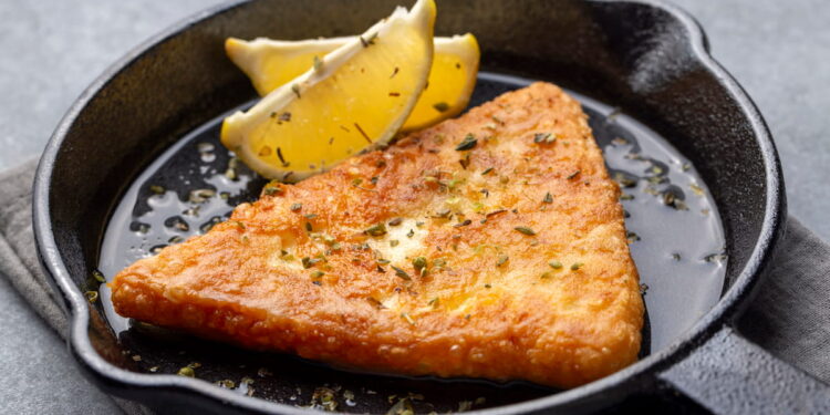 Saganaki (Greek Pan-Fried Cheese)