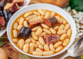 Fabada Asturiana (Asturian White Bean and Chorizo Stew)
