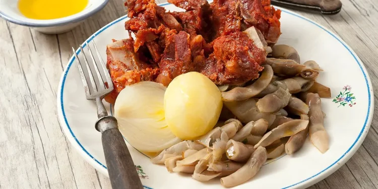 Butelo com Casulas (Trás-os-Montes Smoked Pork and Bean Stew)
