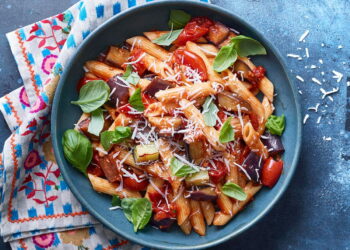 Pasta alla Norma (Sicilian Eggplant Pasta with Ricotta Salata)