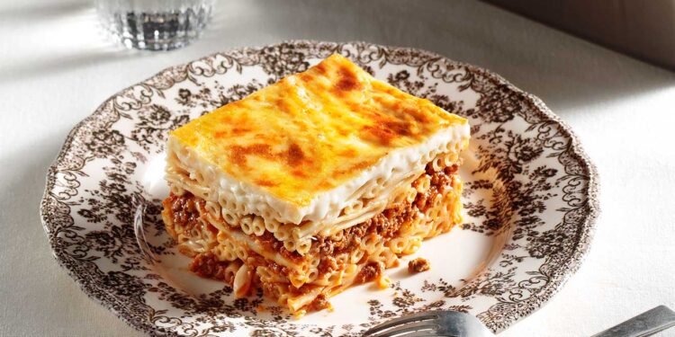 Pastitsio (Greek Baked Pasta with Meat and Béchamel)