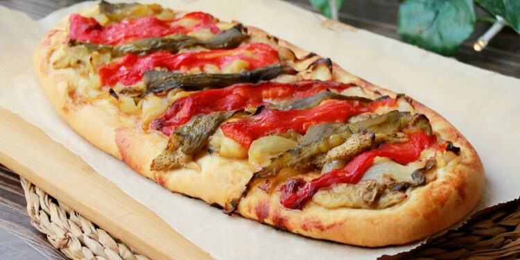 Coca de Recapte (Catalan Roasted Vegetable Flatbread)
