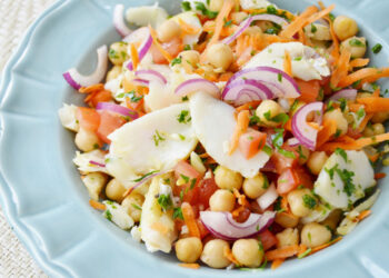 Salada de Bacalhau Cru (Portuguese Raw Salt Cod Salad)