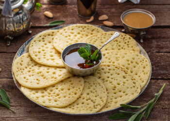 Baghrir (Moroccan Thousand Hole Semolina Pancakes)