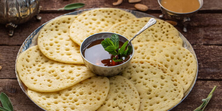 Baghrir (Moroccan Thousand Hole Semolina Pancakes)