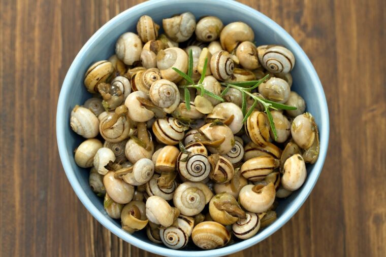 Caracóis à Portuguesa (Lisbon-Style Snails in Garlic and Piri-Piri Broth)