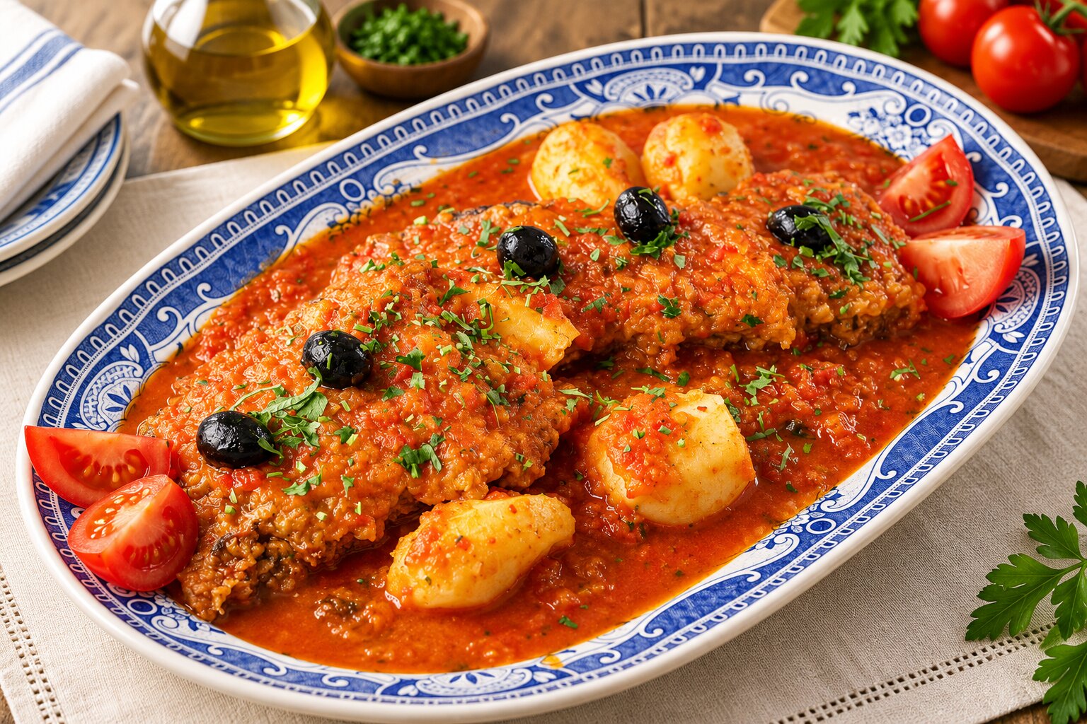 Bacalhau Podre (Trás-os-Montes Christmas Cod and Potato Bake)