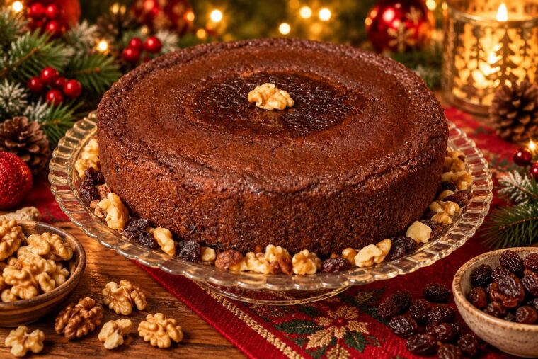 Bolo de Família Madeirense (Madeiran Christmas Family Cake)