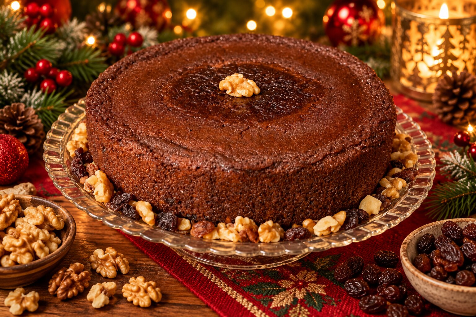 Bolo de Família Madeirense (Madeiran Christmas Family Cake)