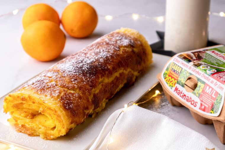 Torta de Laranja de Sao Miguel (Azorean Orange Sponge Roll Cake)
